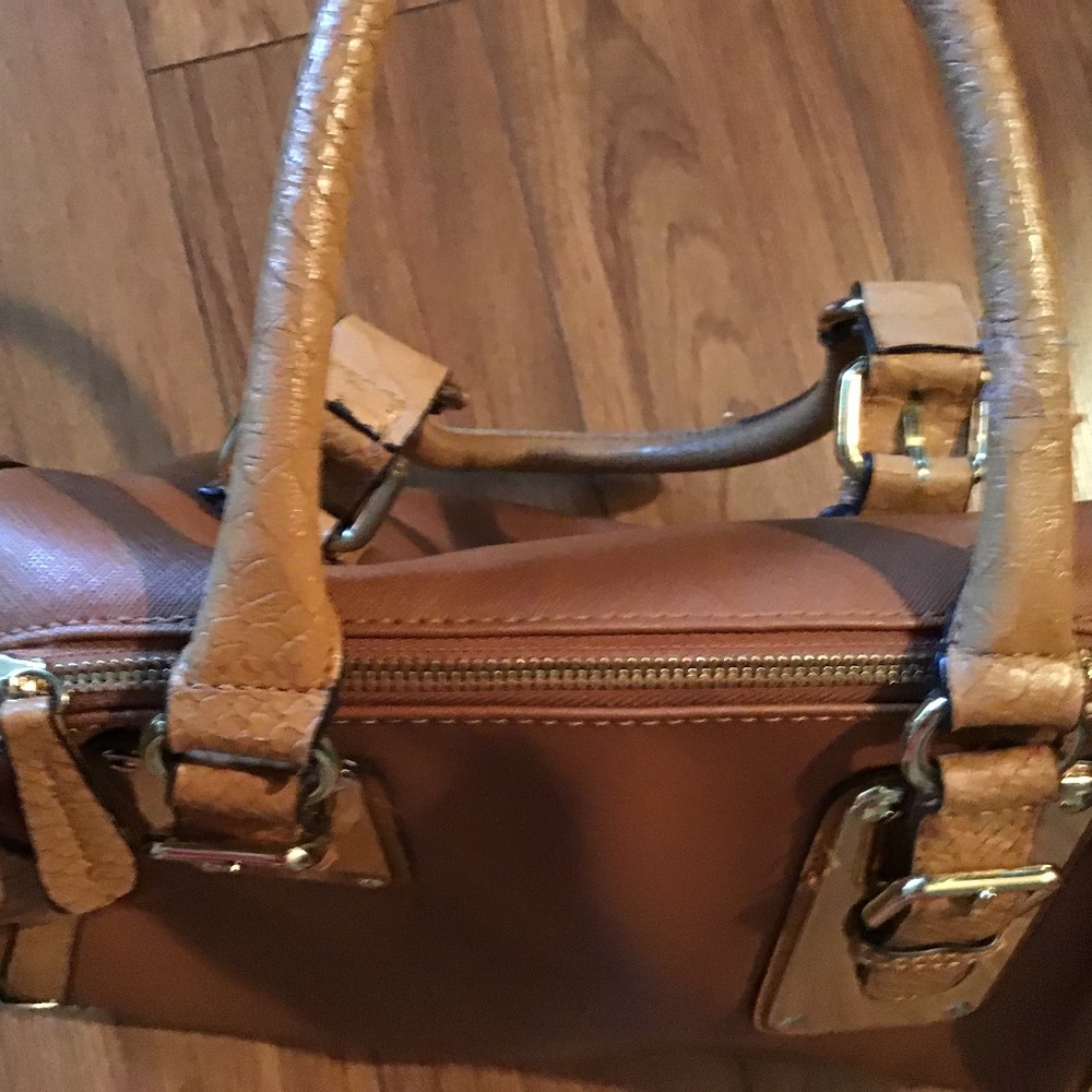 Aldo Large Tan Satchel Handbag